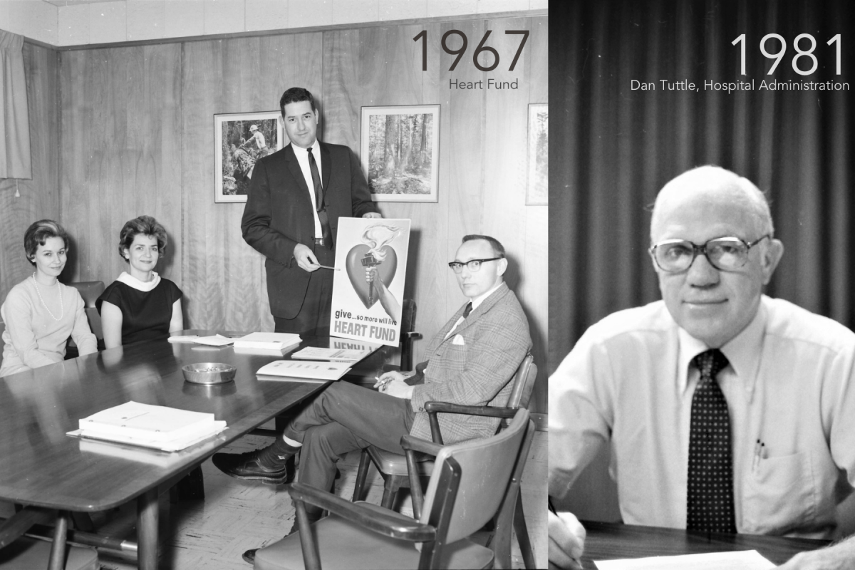 1967 Heart Fund & 1981 Dan Tuttle, Hospital Administration